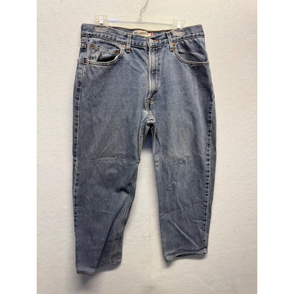 Levis 550 Relaxed Fit Mens Jeans W34 L32 Made In Haiti Denim